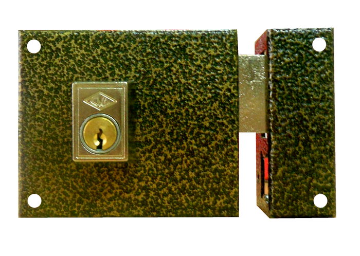 CVL Serrure 1124-A Gauche avec Cylindre Rond Peinte CVL Serrure 1124-A Gauche avec Cylindre Rond Peinte
