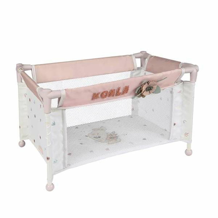 Decuevas Lit Bébé de Voyage Koala Rose pour Poupées jusqu'à 46 cm Decuevas Lit Bébé de Voyage Koala Rose pour Poupées jusqu'à 46 cm