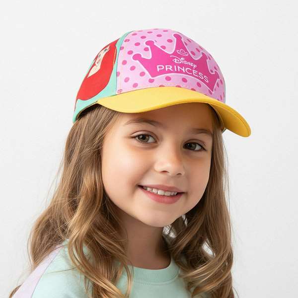 Cerdá Casquette à Visière Courbe Princesse La Petite Sirène 53 cm - Licence Disney - Pour Enfants à partir de 3 ans - Multicolore