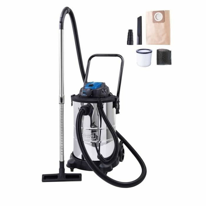 Scheppach VC50 Aspirateur eau et poussière, Cuve inox 50L, 2000W Scheppach VC50 Aspirateur eau et poussière, Cuve inox 50L, 2000W
