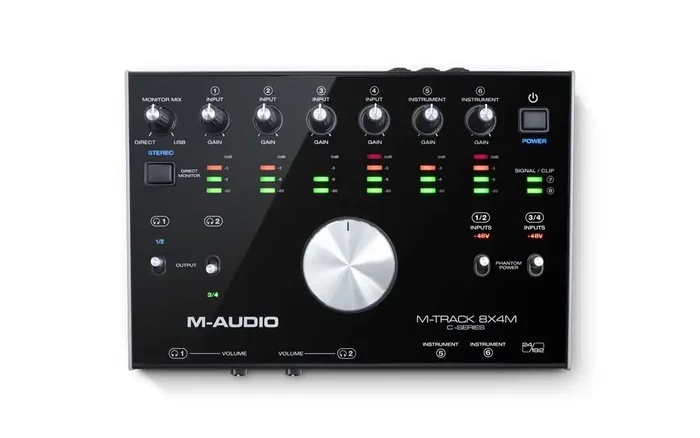 MAUDIO M-Track 8X4M Interface Audio 8 entrées 4 sorties USB - 6.5x8.5x9.2 cm MAUDIO M-Track 8X4M Interface Audio 8 entrées 4 sorties USB - 6.5x8.5x9.2 cm