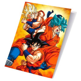 SD TOYS Poster 3D Champa et Goku States Dragon Ball Super 58x38 cm