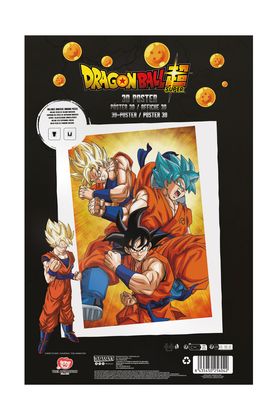 Sd Toys Poster 3D Dragon Ball Super Champa et Goku States 58x38 cm Sd Toys Poster 3D Dragon Ball Super Champa et Goku States 58x38 cm