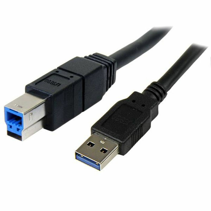 Câble USB A vers USB B Startech USB3SAB3MBK 3 m Noir Câble USB A vers USB B Startech USB3SAB3MBK 3 m Noir