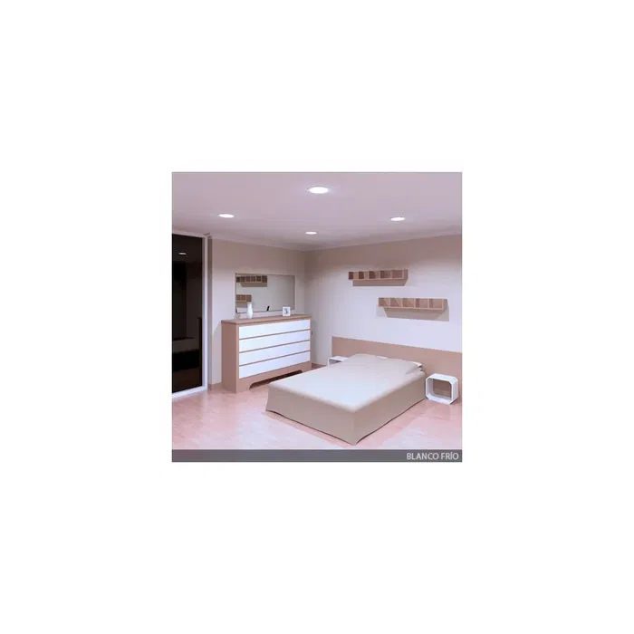 Pack 5 Plaques LED 20W 2000Lm 6000K Circular 225mm 40.000H Blanc Froid Ultra Mince IP25 [HO-1027P5-CW]