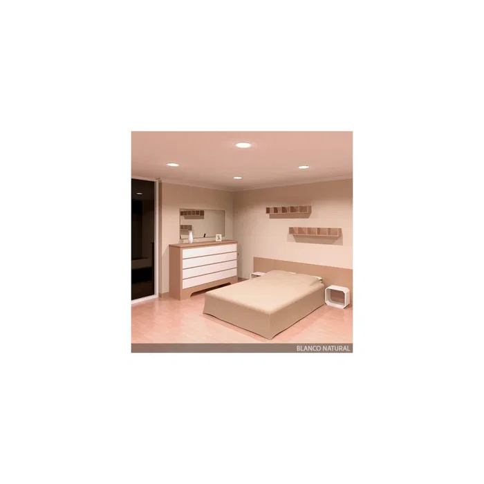 Pack 5 Plaques LED 20W 2000Lm 6000K Circular 225mm 40.000H Blanc Froid Ultra Mince IP25 [HO-1027P5-CW]