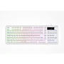 The G-Lab KEYZ CAESIUM EX - Clavier gamer membrane Rainbow - Blanc