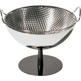 Alessi Corbeille à fruits égouttoir AC04 B en aluminium et acier inoxydable