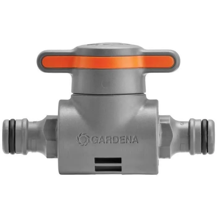 Gardena Raccord Régulateur de Débit 18266-50 avec Vanne - Pour Arrosage de Jardin Flexible