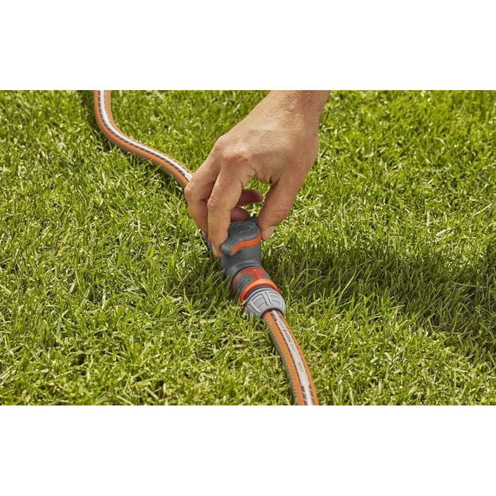 Gardena Raccord Régulateur de Débit 18266-50 avec Vanne - Pour Arrosage de Jardin Flexible