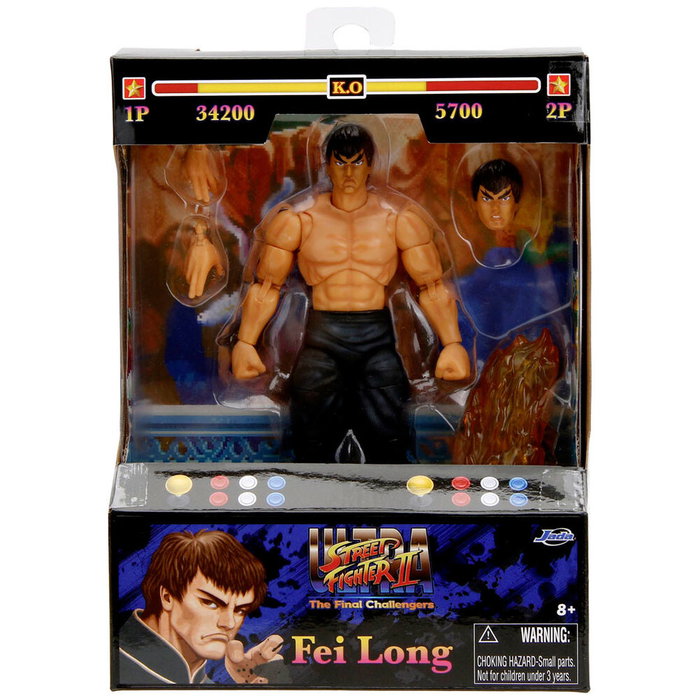 Jada Toys Ultra Street Fighter II: The Final Challengers figurine 1/12 Fei-Long 15 cm