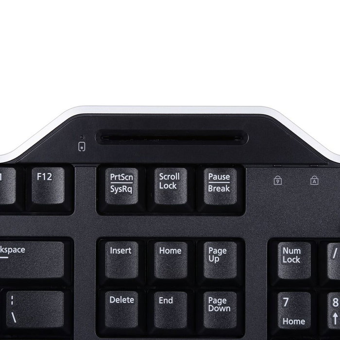 Dell KB813 Clavier avec lecteur de carte à puce, USB, QWERTY, Noir