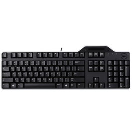 Dell KB813 Clavier avec lecteur de carte à puce, USB, QWERTY, Noir