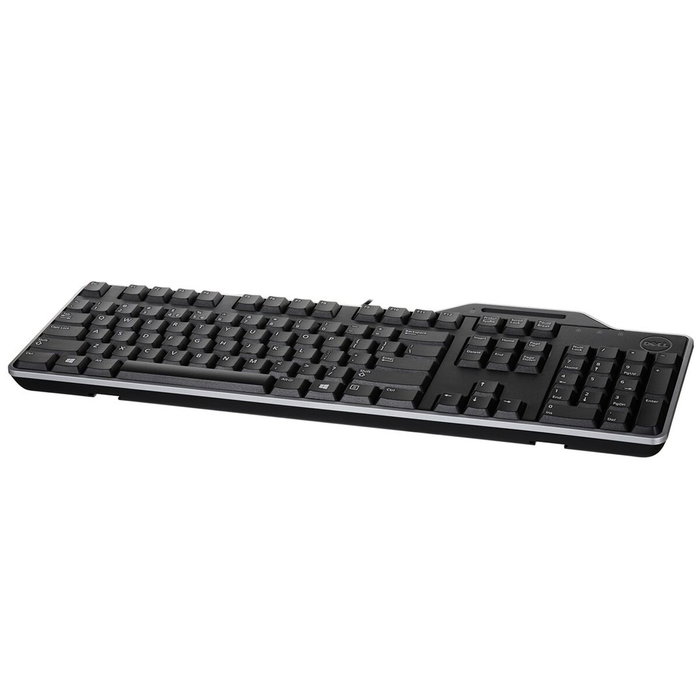 Dell KB813 Clavier avec lecteur de carte à puce, USB, QWERTY, Noir