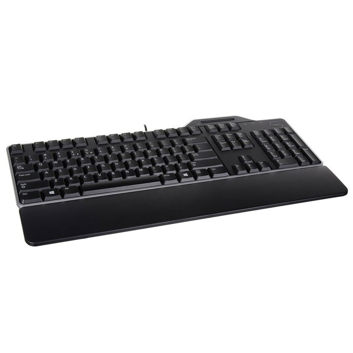 Dell KB813 Clavier avec lecteur de carte à puce, USB, QWERTY, Noir