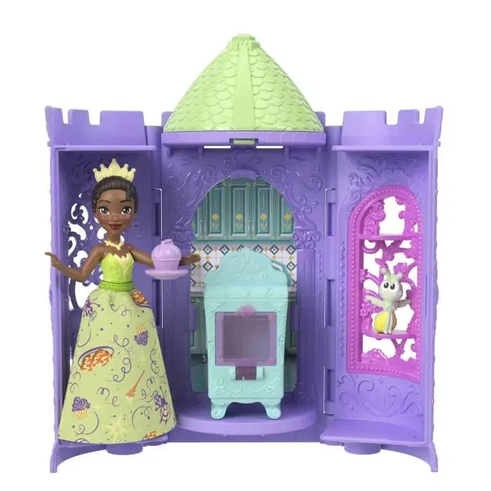 Disney Princess Tourelle de Château Jouet, 3 Pièces Espaces de Jeu avec Princesse Miniature et Accessoires, JBL46, Pour Enfants 3 Ans et Plus Disney Princess Tourelle de Château Jouet, 3 Pièces Espaces de Jeu avec Princesse Miniature et Accessoires, JBL46, Pour Enfants 3 Ans et Plus