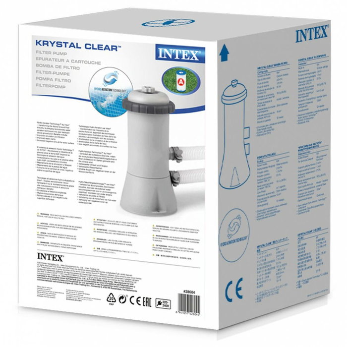 Épurateur de Piscine Intex Krystal Clear 45 W 2006 l/h 4 Unités