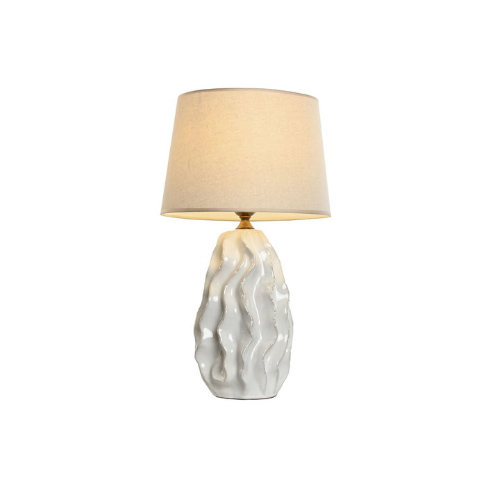Lampe de bureau Home ESPRIT Blanc Porcelaine 50 W 220 V 36 x 36 x 62 cm
