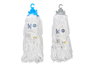 Arte Regal Fregona en Coton 200 g Blanche Assortie Couleurs Aléatoires 8 x 28 x 8 cm (Set de 12)