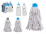 Arte Regal Fregona en Coton 200 g Blanche Assortie Couleurs Aléatoires 8 x 28 x 8 cm (Set de 12)