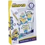 LANSAY Blopens Minions - Kit de création de dessins avec effet aérographe - Inclut des pochoirs réutilisables et des bouchons lavables - Dès 5 ans