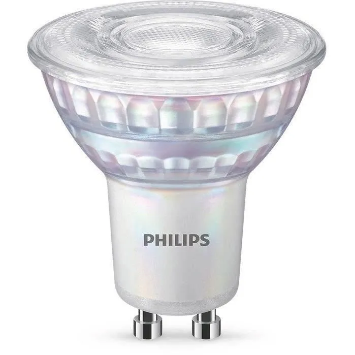 Philips - Ampoule LED Dimmable Equivalent 50W - Culot GU10 - Verre - Éclairage Économique et Écologique Philips - Ampoule LED Dimmable Equivalent 50W - Culot GU10 - Verre - Éclairage Économique et Écologique