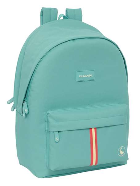 El Ganso Basics Sac à dos double pour ordinateur portable 15,6" avec charge USB Aquarelle 31 x 44 x 18 cm