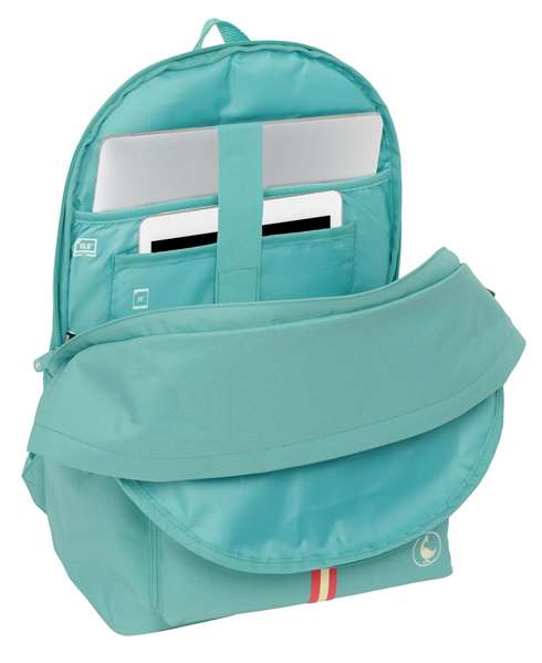 El Ganso Basics Sac à dos double pour ordinateur portable 15,6" avec charge USB Aquarelle 31 x 44 x 18 cm
