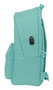 El Ganso Basics Sac à dos double pour ordinateur portable 15,6" avec charge USB Aquarelle 31 x 44 x 18 cm