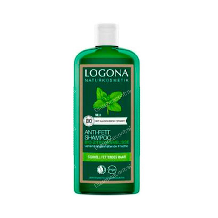 LOGONA Melisa Shampoing Antigrasa 250 ml Bio - Équilibre le cuir chevelu, sans sulfates ni silicones, pH respecté, certifié Natrue LOGONA Melisa Shampoing Antigrasa 250 ml Bio - Équilibre le cuir chevelu, sans sulfates ni silicones, pH respecté, certifié Natrue