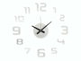 Giftdecor Horloge Adhésive 35 cm Satinée Argent Plastique EVA PET PP (Set de 12)