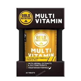 Gold Nutrition Multivitamin 60 comprimés vitamines minéraux énergie fatigue antioxydant