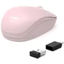 Port Designs Souris Sans Fil Collection II 2.4 GHz Rose - Silencieuse et Compacte - Modèle 900541