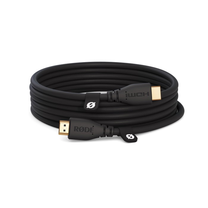 Rode HDMI-3 Black Câble HDMI Premium 3m Haute Vitesse avec Ethernet 4K60 18 Gbps Rode HDMI-3 Black Câble HDMI Premium 3m Haute Vitesse avec Ethernet 4K60 18 Gbps
