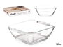 Vivalto Cazuela en Verre Apéritif Carrée avec Anses 150 ml 10x3x9 cm (Set de 36)