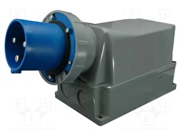 SEZ DK Connecteur socle mâle 125A 230VAC bleu