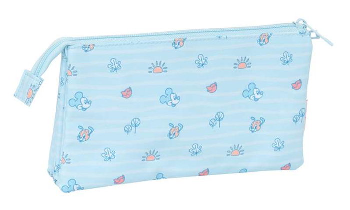 Safta Portatodo triple Mickey Mouse Baby, boîte de rangement 22 x 12 x 3 cm, pour enfants à partir de 3 ans
