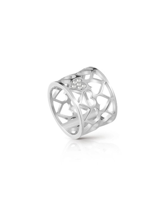 Guess UBR85006-54 Bague Jamila en Acier Argenté Guess UBR85006-54 Bague Jamila en Acier Argenté