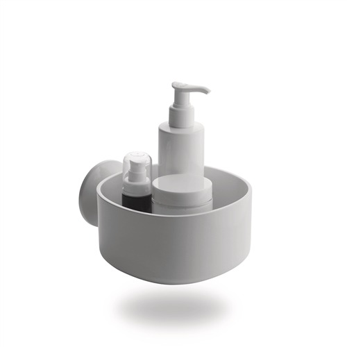 Alessi Birillo Porte-savon en PMMA Blanc
