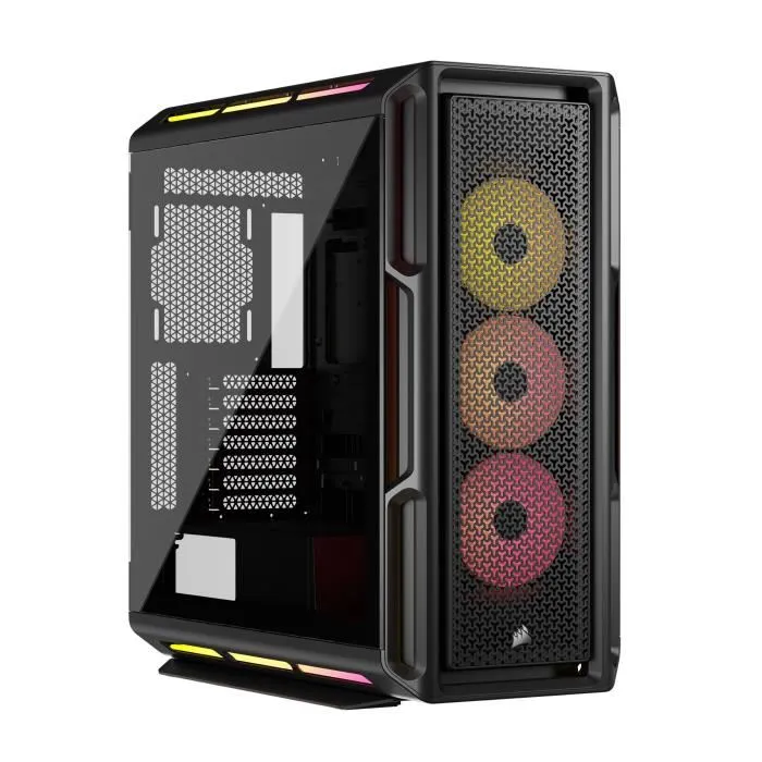 Corsair Boîtier PC 5000T LX RGB - Moyen Tour Noir - iCUE LINK - Ventilateurs et éclairage Aurora RGB inclus Corsair Boîtier PC 5000T LX RGB - Moyen Tour Noir - iCUE LINK - Ventilateurs et éclairage Aurora RGB inclus