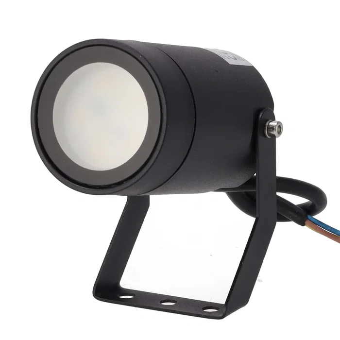 Lampe de Jardin GU10 avec Pique - Finition Noire - Aluminium - IP65 - Éclairage Extérieur LED