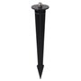 Projecteur de jardin GU10 avec piquet - Finition noire