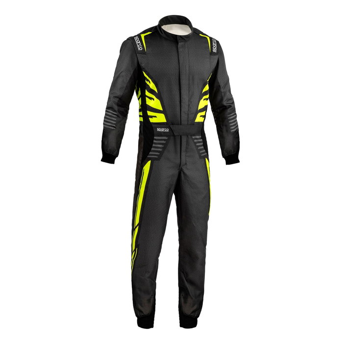 Sparco Combinaison de course Infinity 5.0 Taille 50 Gris foncé/Jaune fluo