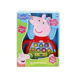 Peppa Pig - Mon premier ordinateur avec lumières et sons - Jeu éducatif interactif pour enfant dès 18 mois
