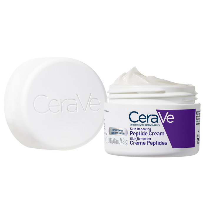 CeraVe Crème Régénérante aux Peptides 50 ml - Hydratation Intense et Liftante