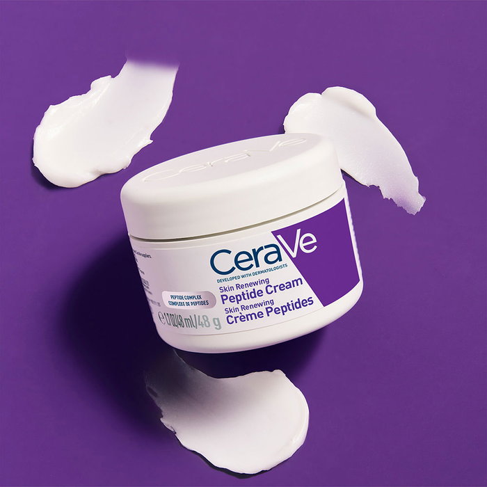 CeraVe Crème Régénérante aux Peptides 50 ml - Hydratation Intense et Liftante