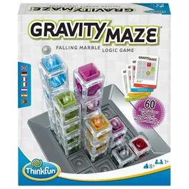 ThinkFun Jeu de réflexion Gravity Maze - Défis de construction à billes et tours - 60 défis - Ravensburger 76433 - À partir de 8 ans