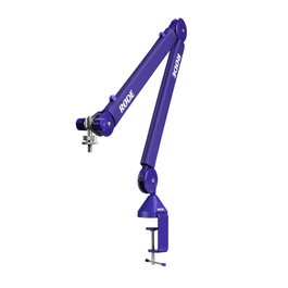 RODE PSA1+ Purple - Support de micro à bras professionnel avec gestion de câbles intégrée, pour podcast, streaming, compatible micros USB/XLR 94g-1,2kg