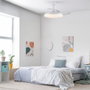 Ventilateur de Plafond avec Lumière CristalRecord Blanc 72 W (3000 K) (4000 K)