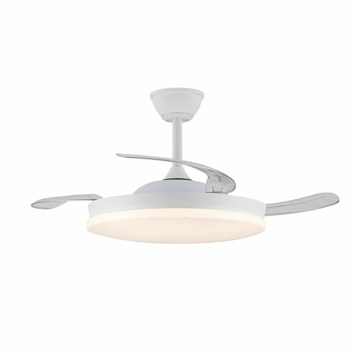 Ventilateur de Plafond avec Lumière CristalRecord Blanc 72 W (3000 K) (4000 K)